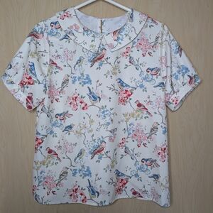 Chic Nature-Inspired Women's Blouse